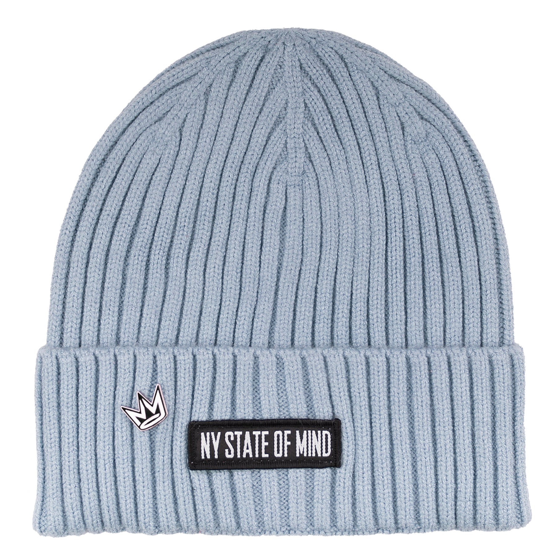 NY State of Mind Knit Beanies Light  Blue Vegan Cashmere Beanie