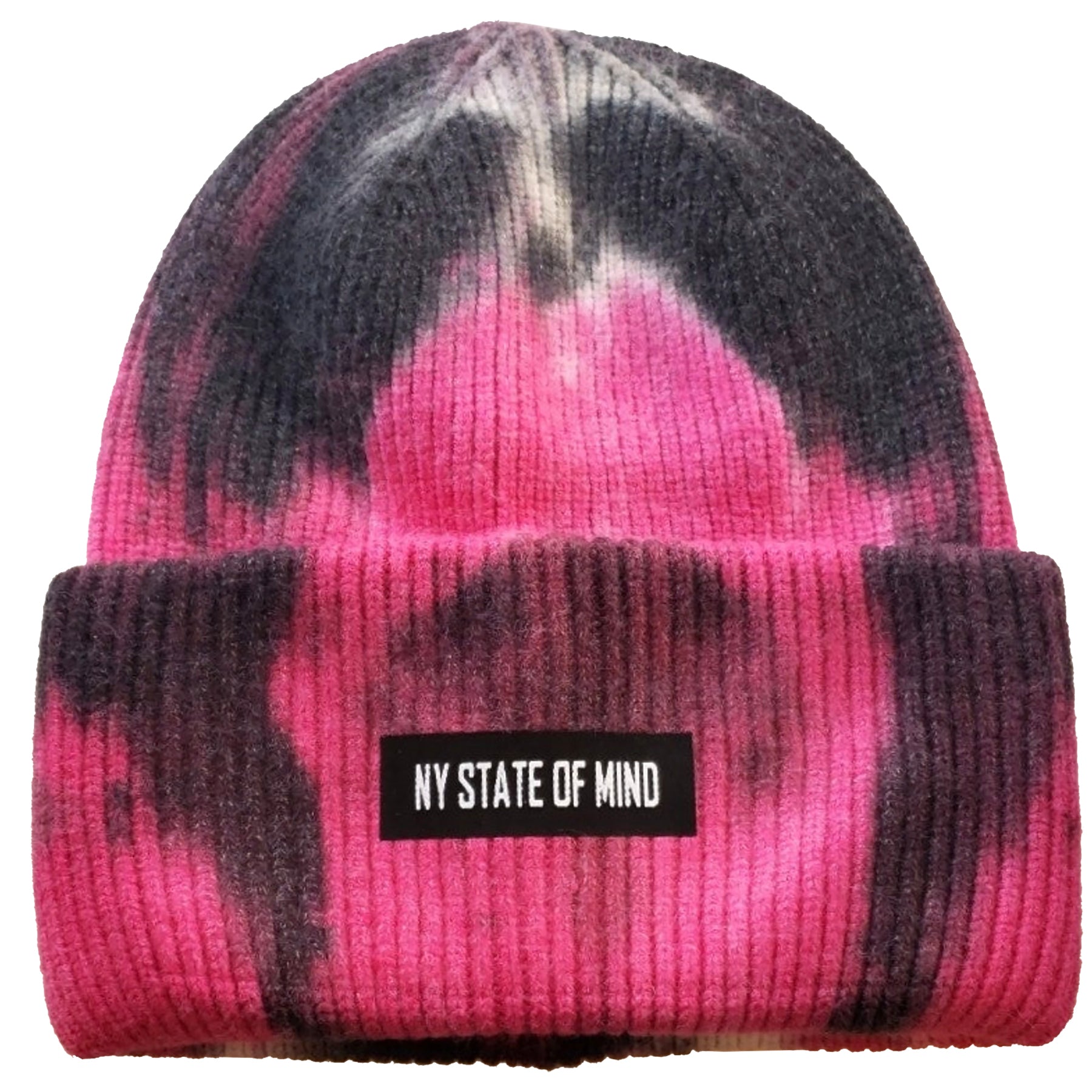 NY State of Mind Knit Beanies Magenta Dyed Viscose Knit Beanie