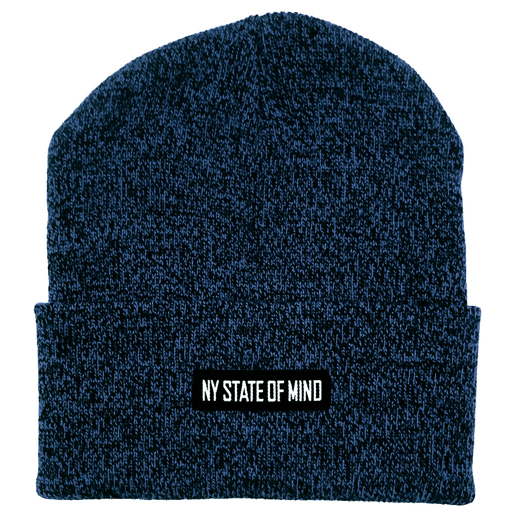 NY State of Mind Knit Beanies Navy Heather Knit Beanies