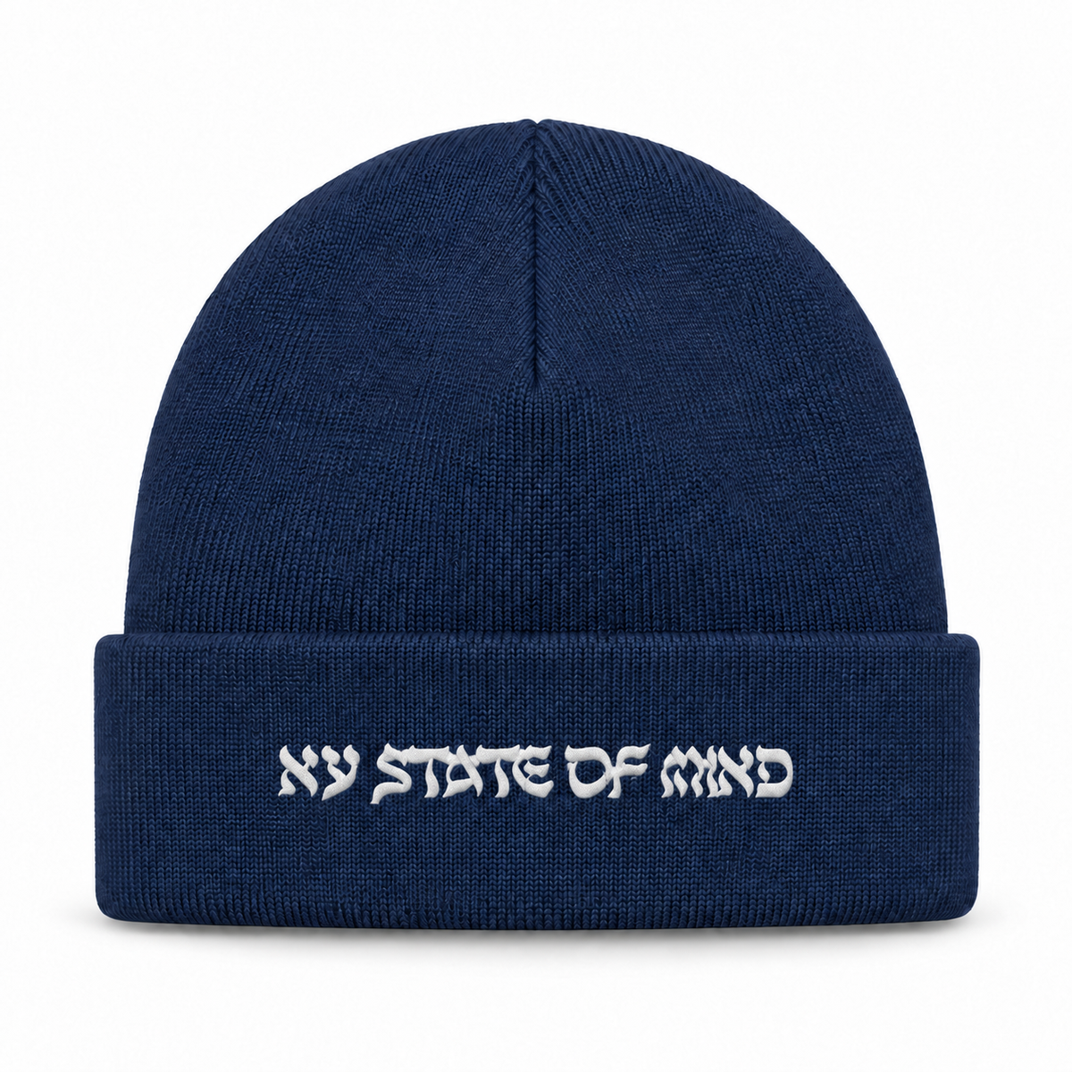 NY State of Mind® Knit Beanies Navy L'Chaim Knit Beanie