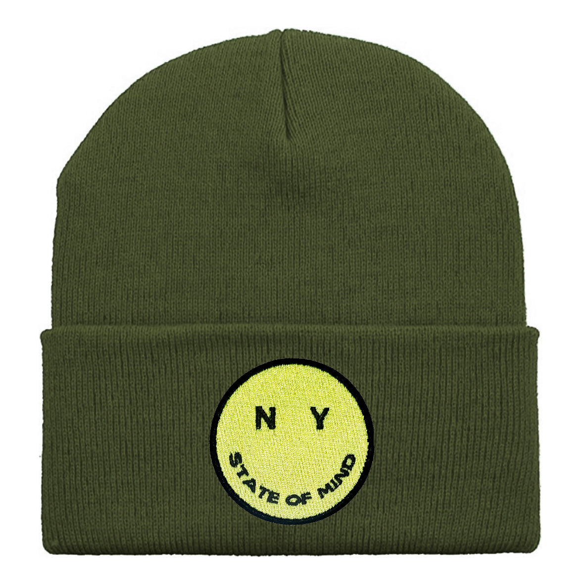NY State of Mind Knit Beanies Olive Have A NYC Day Knit Beanie