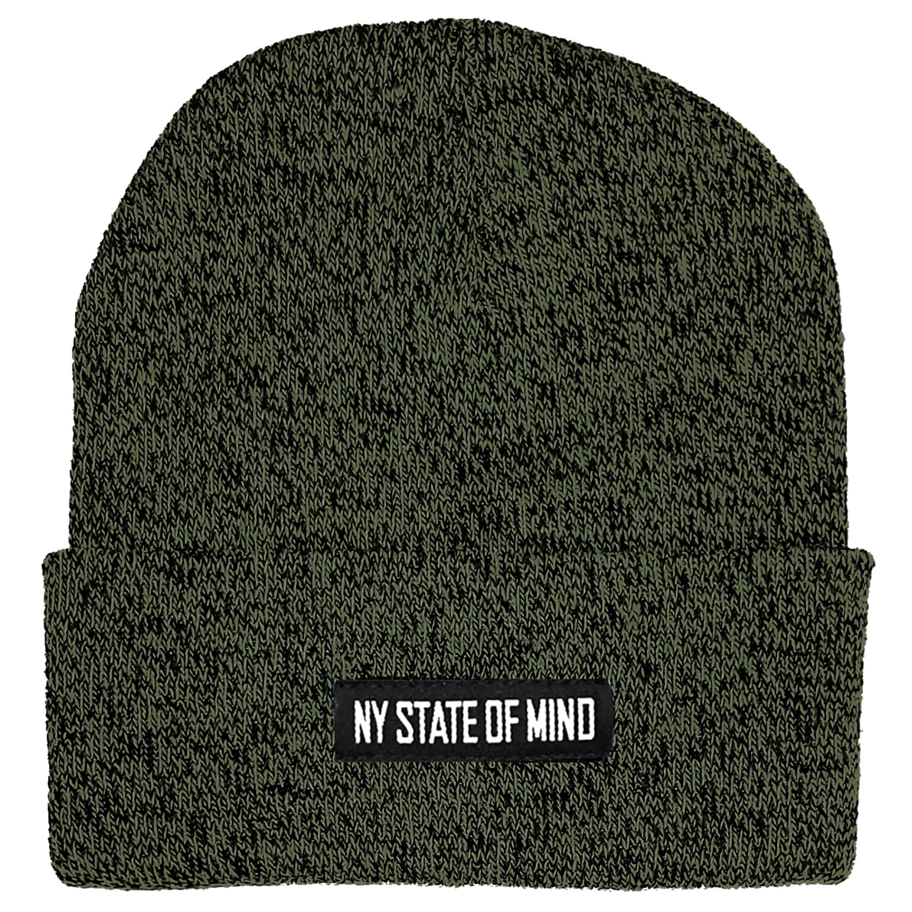 NY State of Mind Knit Beanies Olive Heather Knit Beanies