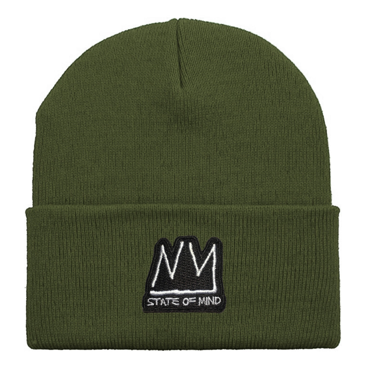 NY State of Mind Knit Beanies Olive Radiant Logo Knit Beanie