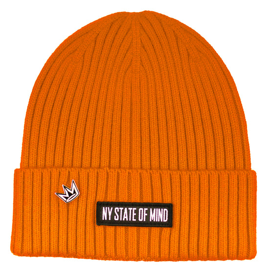 NY State of Mind Knit Beanies Orange Vegan Cashmere Beanie