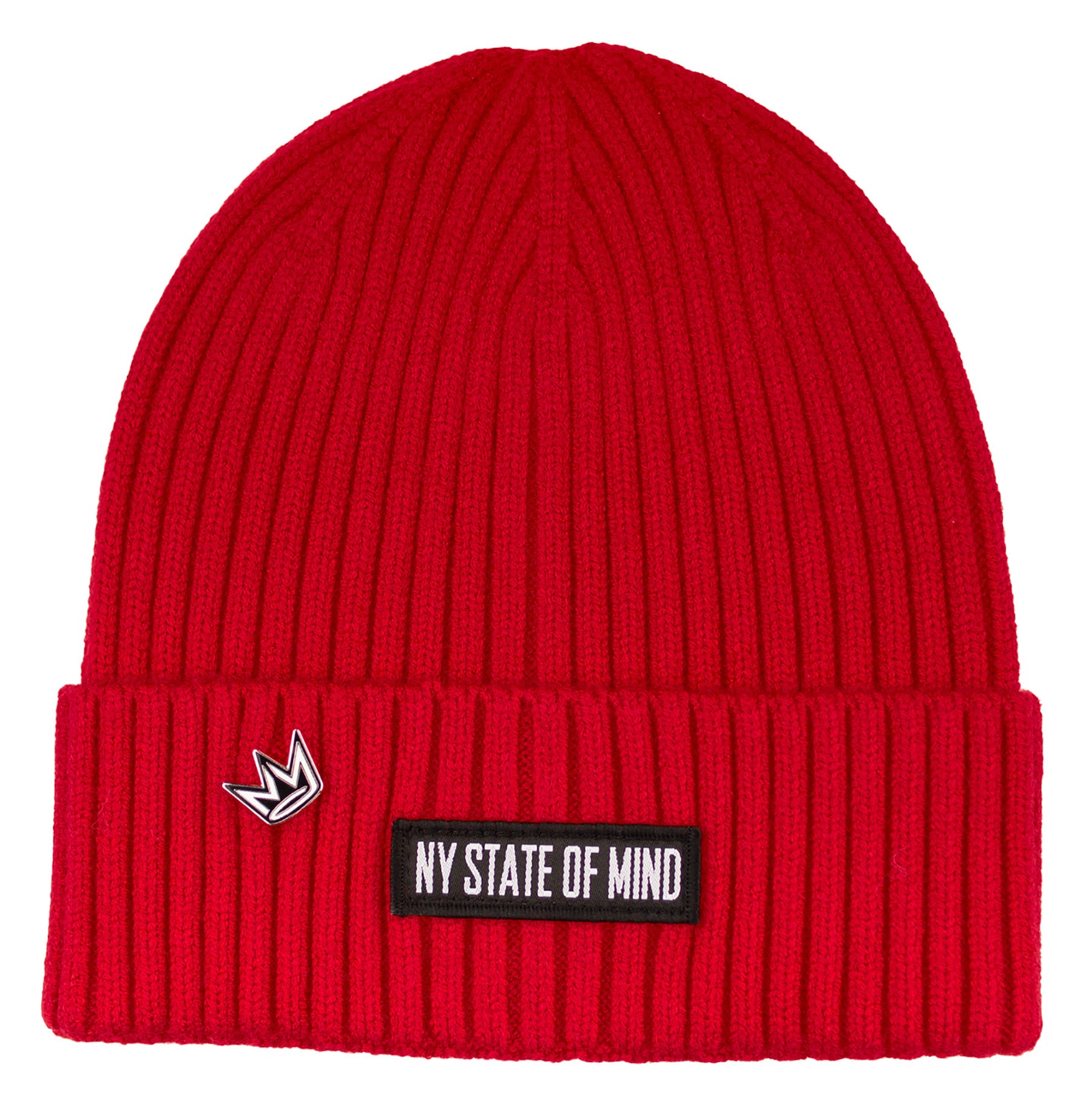 NY State of Mind Knit Beanies Red Vegan Cashmere Beanie