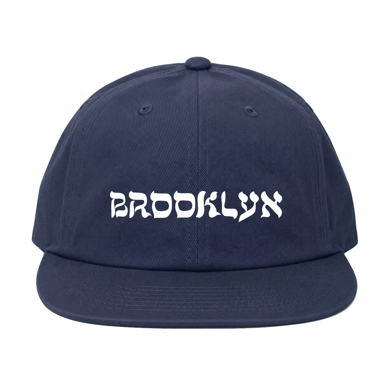 NY State of Mind® Navy L'Chaim BROOKLYN Strapback Hat