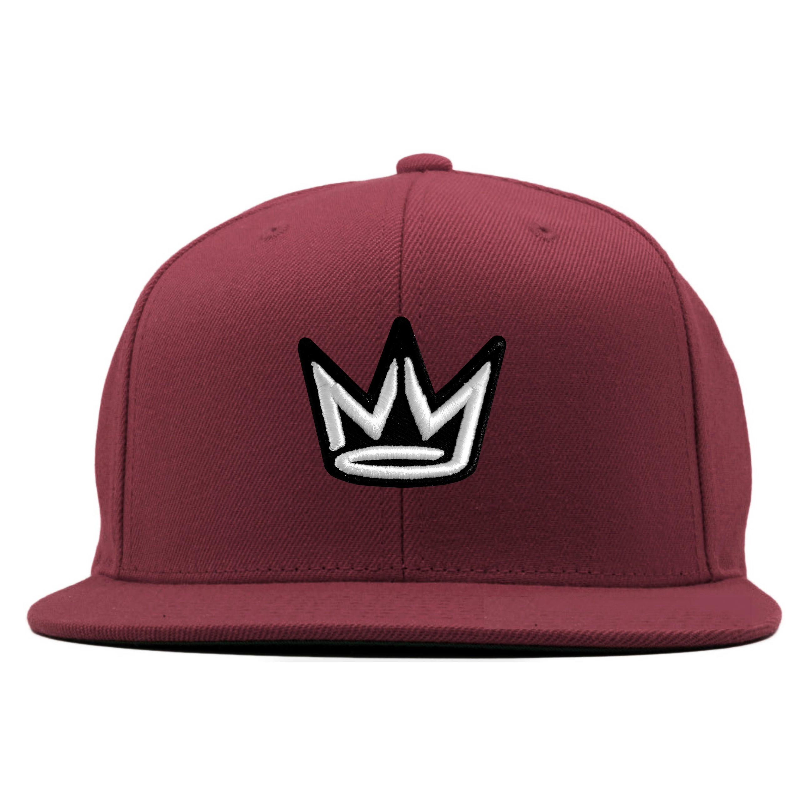 NY State of Mind® Snapback Hats Burgundy Crown Logo Snapback Hat