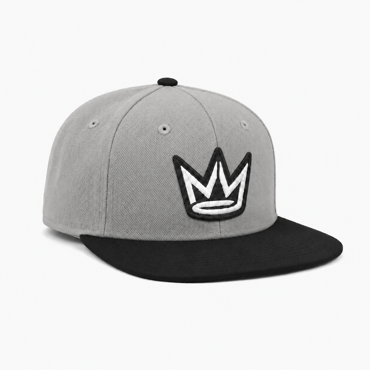 NY State of Mind® Snapback Hats Grey Crown Logo Snapback Hat