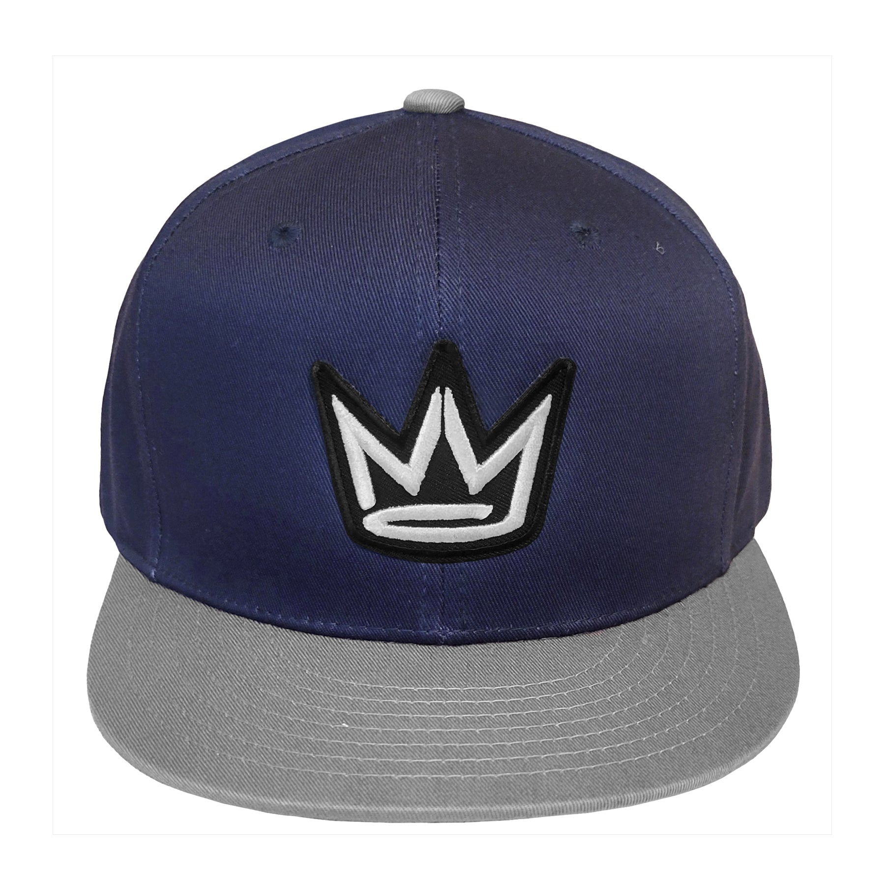 NY State of Mind® Snapback Hats Navy /Grey Crown Logo Snapback Hat