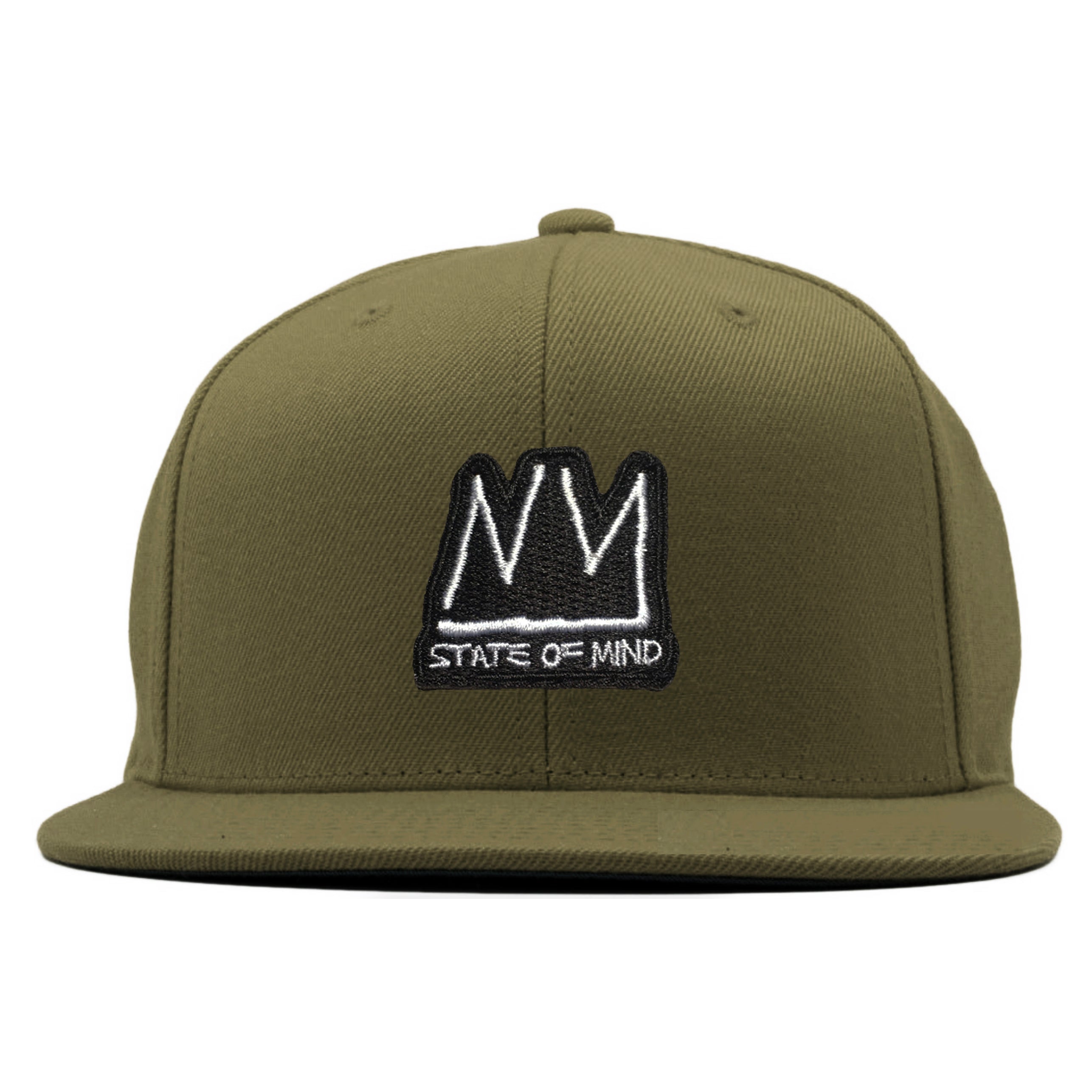 NY State of Mind® Snapback Hats Olive Radiant Logo Snapback Hat