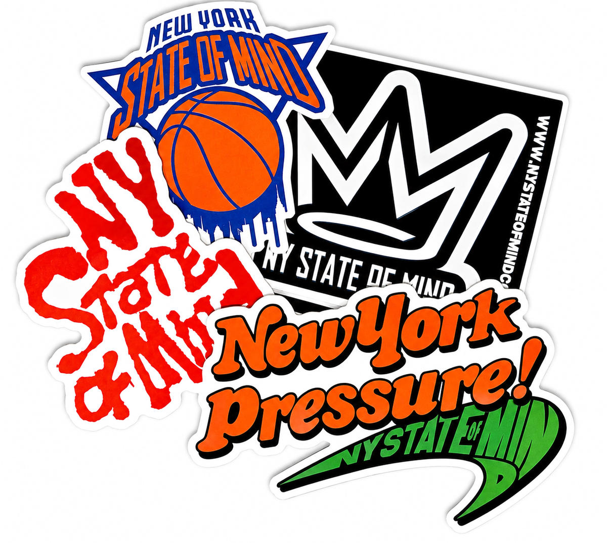 NY State of Mind Stickers Sticker Pack