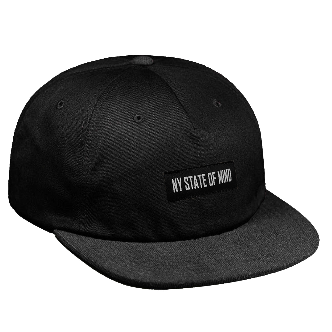 NY State of Mind Strapback Hats Black Avenue Strapback Hat