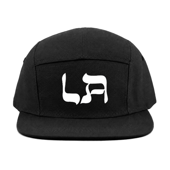 NY State of Mind® Strapback Hats Black L'Chaim LA 5 Panel Hat