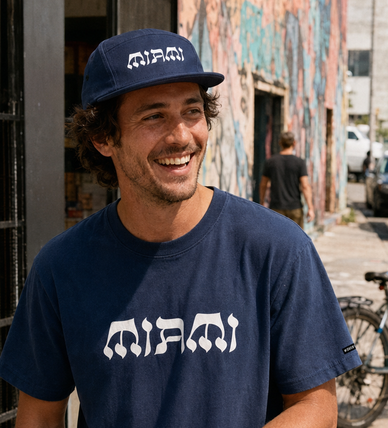 NY State of Mind® Strapback Hats L'Chaim MIAMI 5 Panel Hat