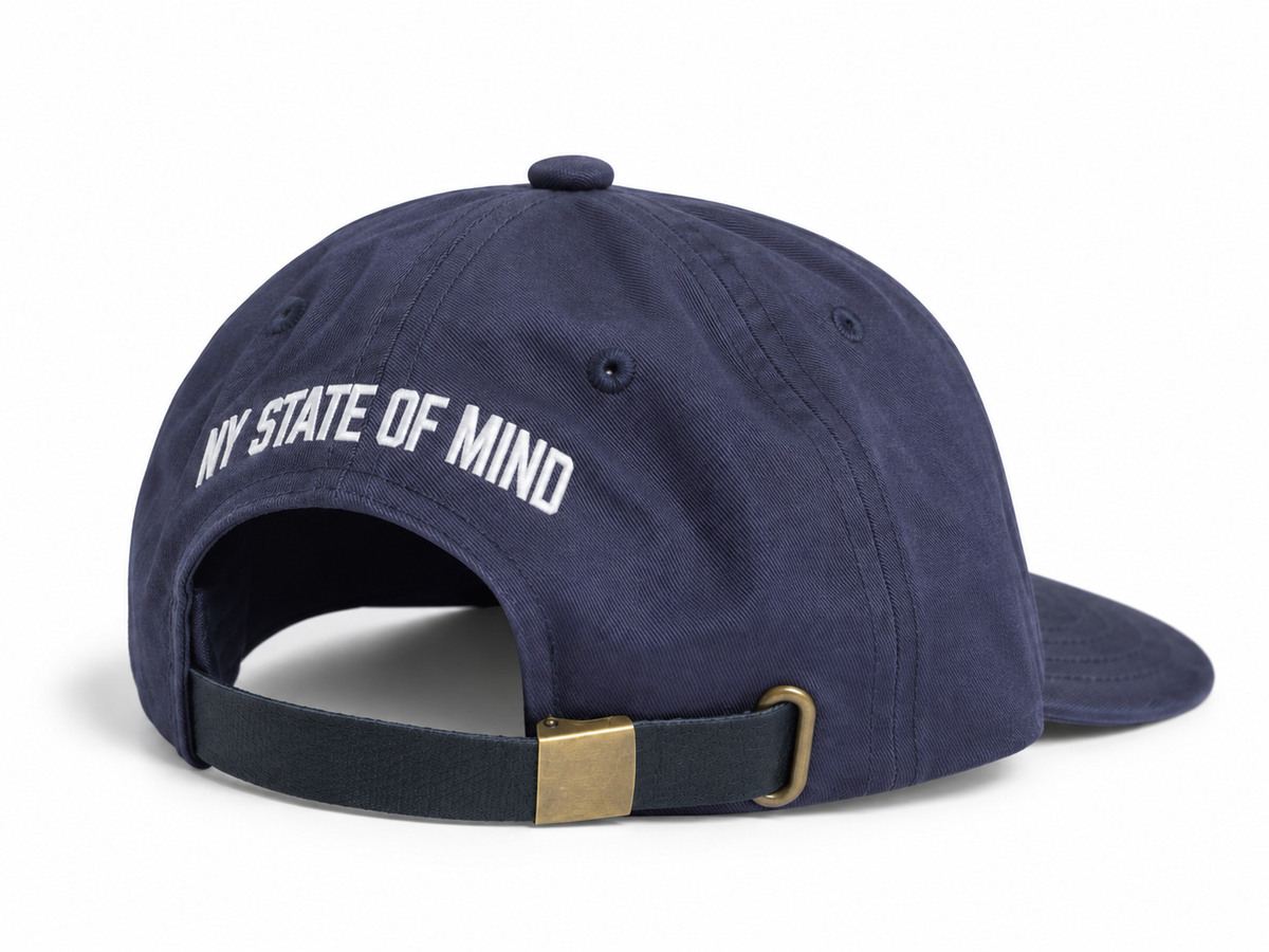 NY State of Mind® Strapback Hats Navy Crown Logo Strapback Hat
