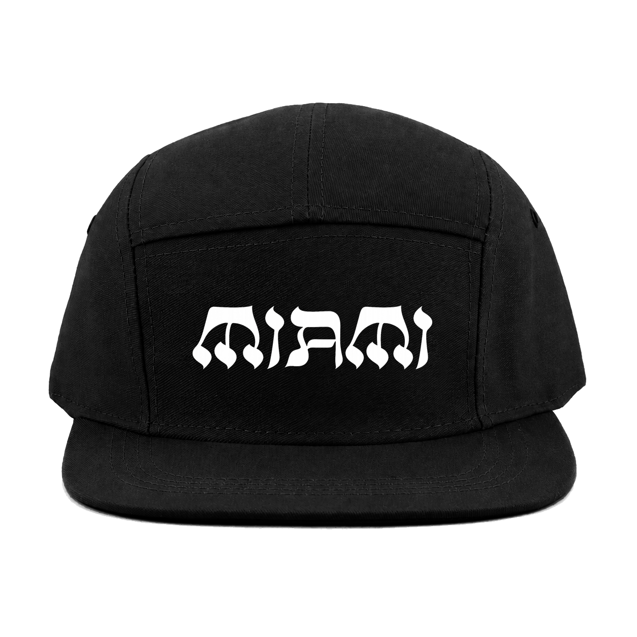 NY State of Mind® Strapback Hats Navy L'Chaim MIAMI 5 Panel Hat