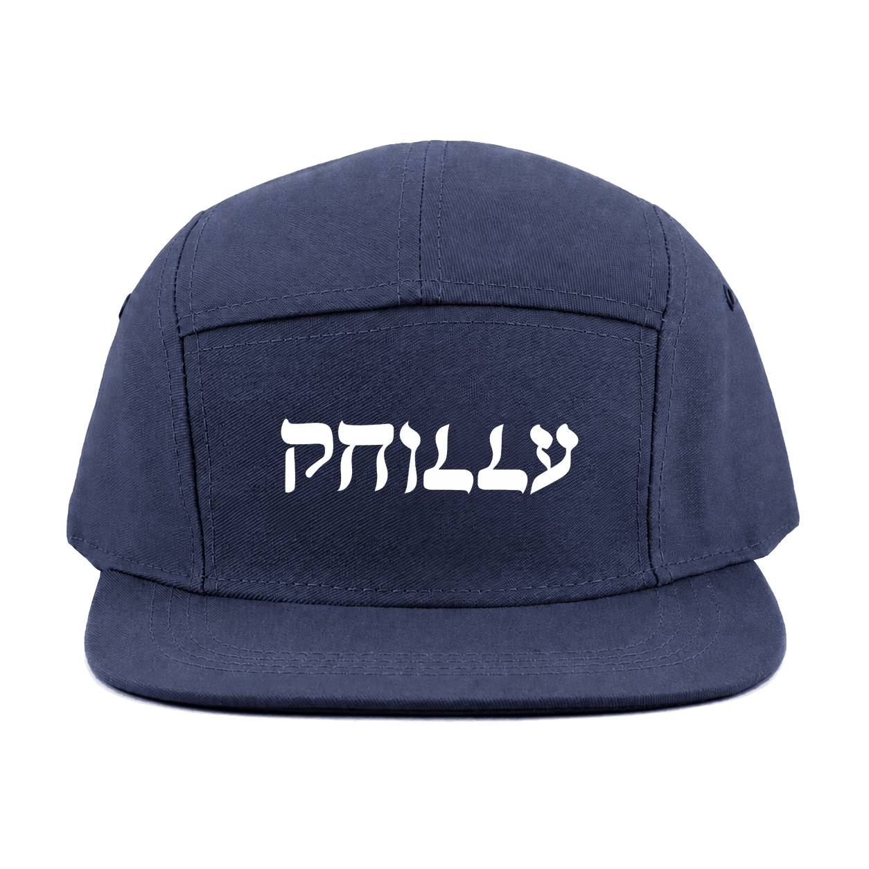 NY State of Mind® Strapback Hats Navy L'Chaim PHILLY 5 Panel Hat