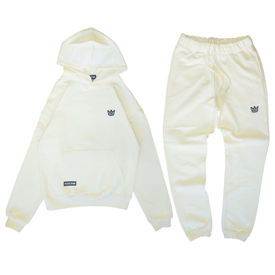 NY State of Mind Sweatsuits Cream / Small French Terry Sweatsuit