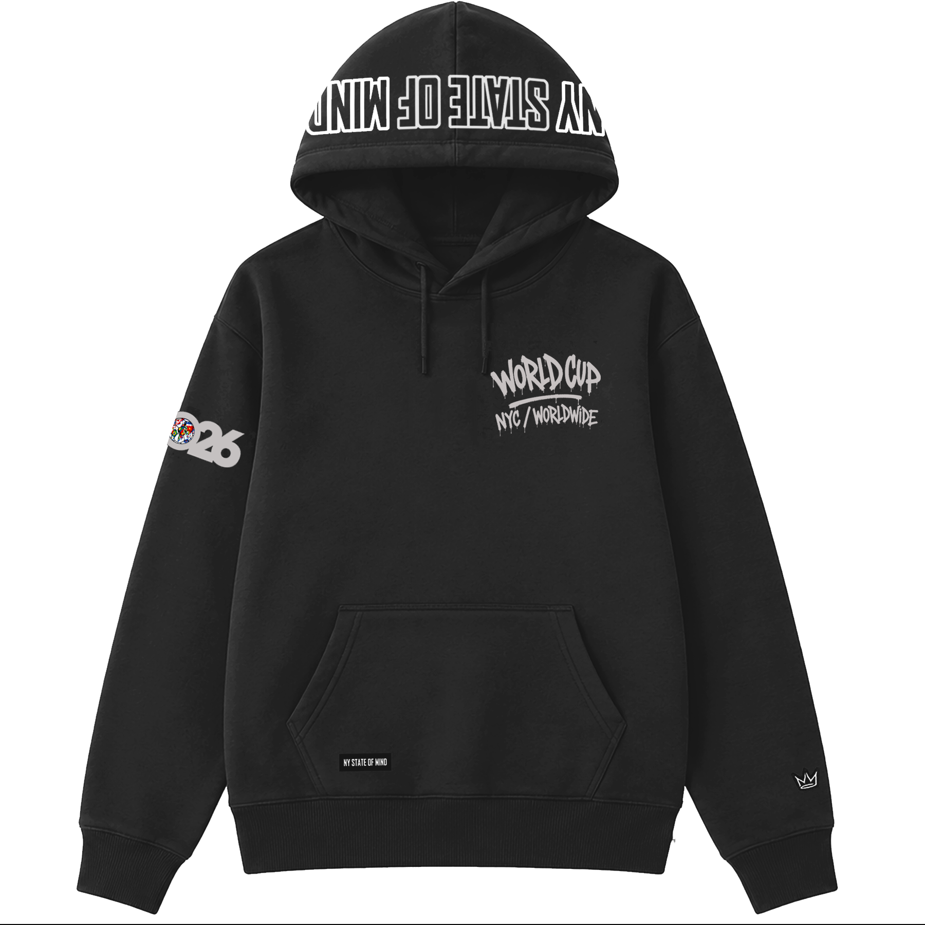NY State of Mind T-Shirts Ballin' Worldwide 2 Hoodie