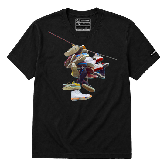 NY State of Mind T-Shirts Black / Small Hanging Shoes Tee