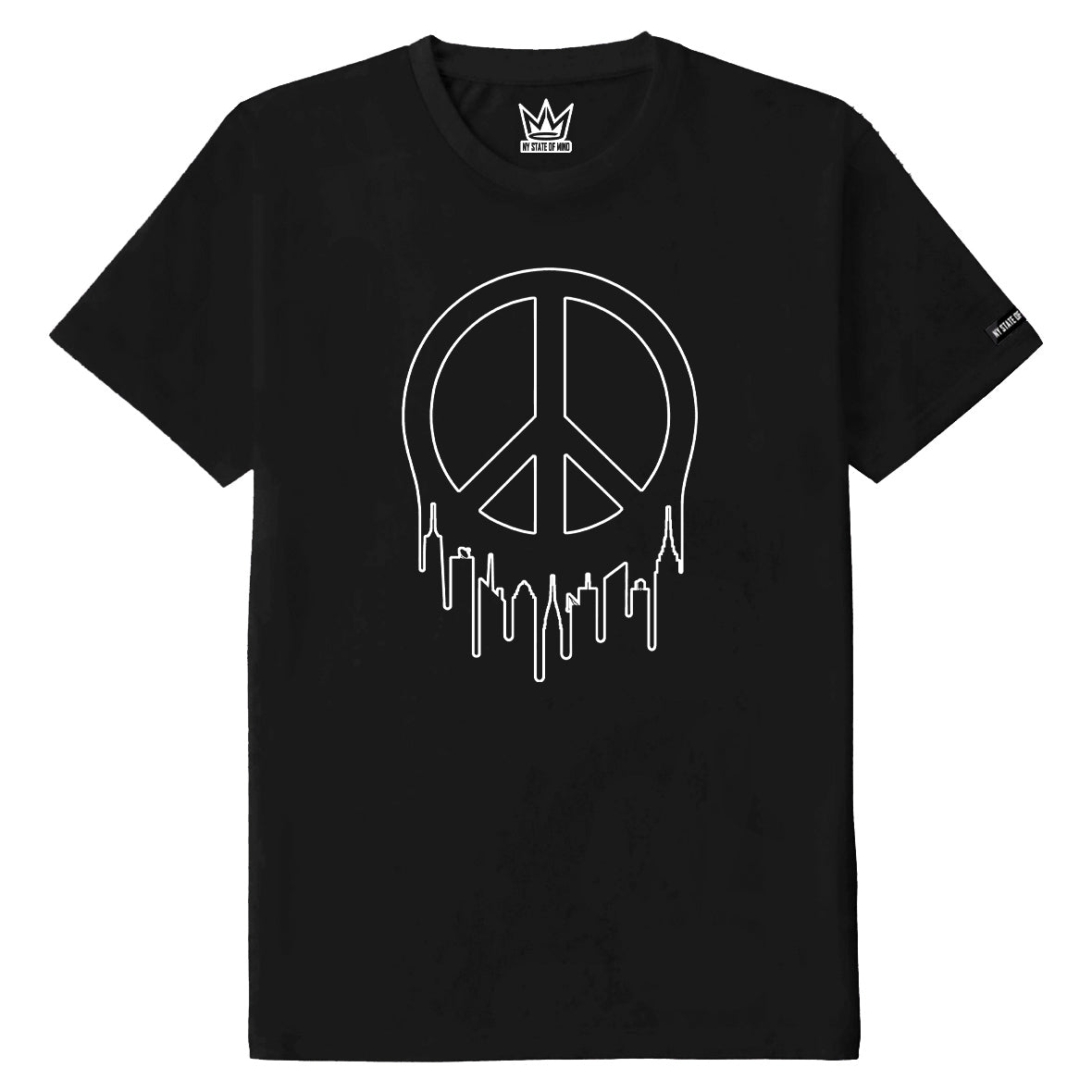 NY State of Mind T-Shirts Black / Small Peace NYC Tee