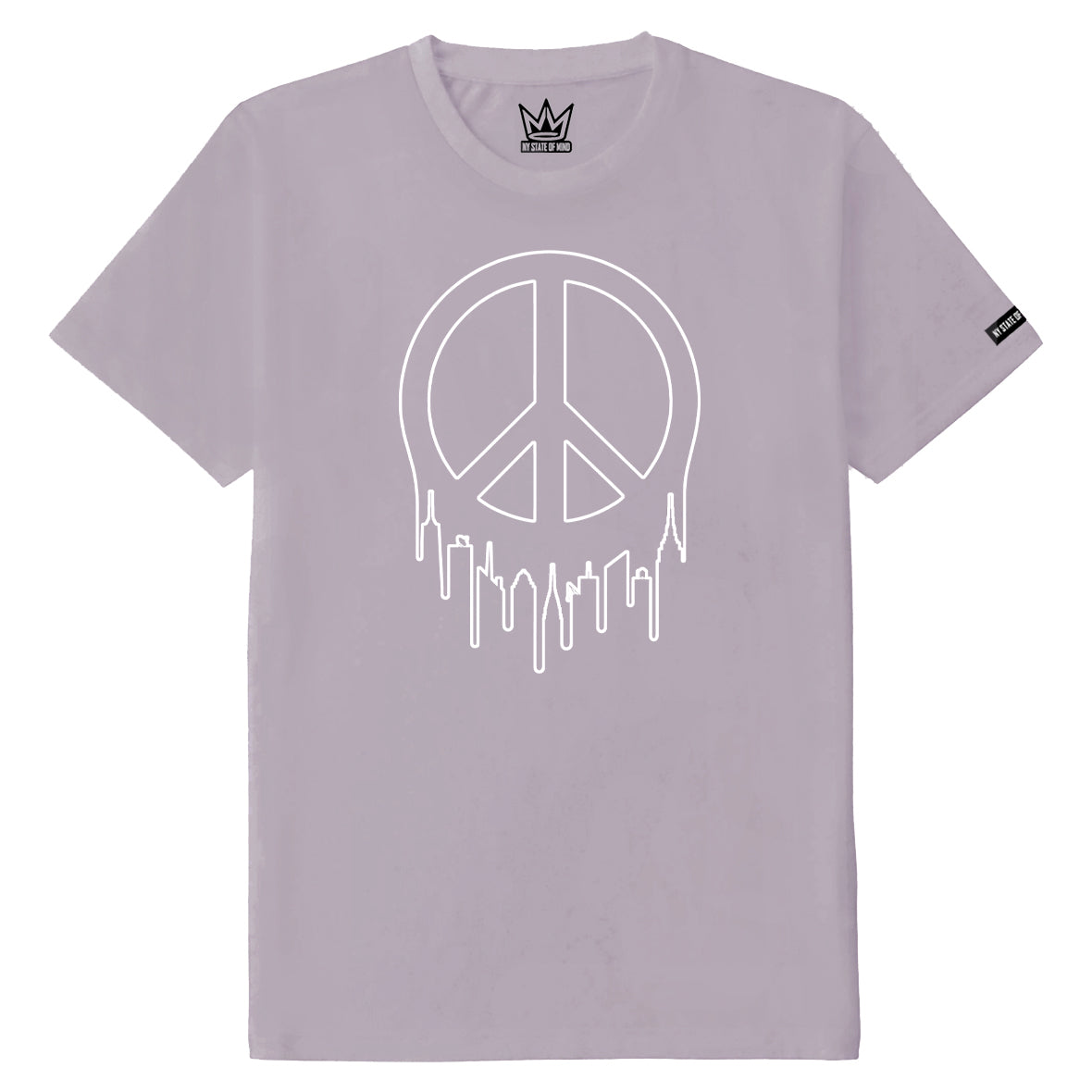 NY State of Mind T-Shirts Dusty Mauve / Small Peace NYC Tee