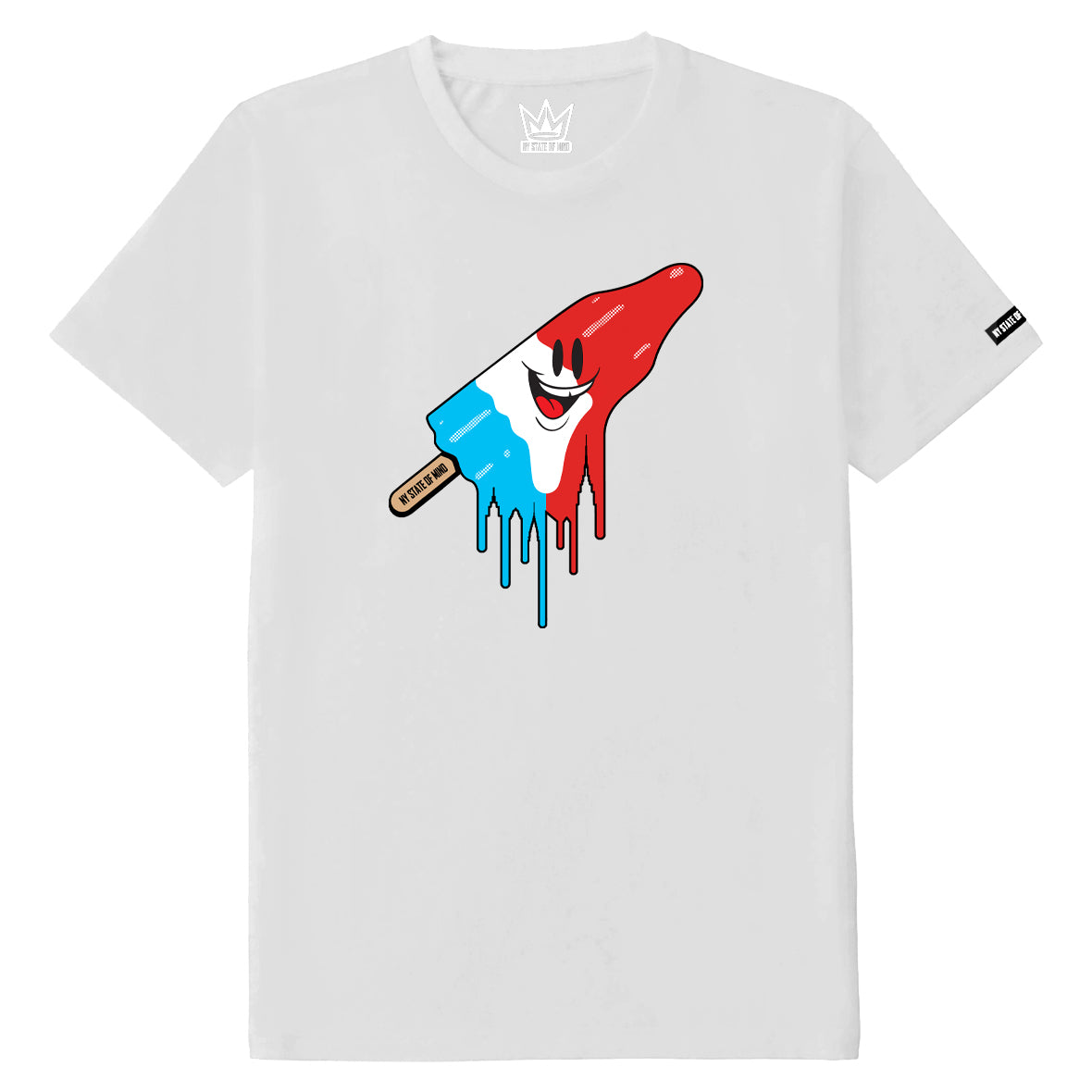 NY State of Mind T-Shirts Grey / Small Dripping Bomb Pop Tee