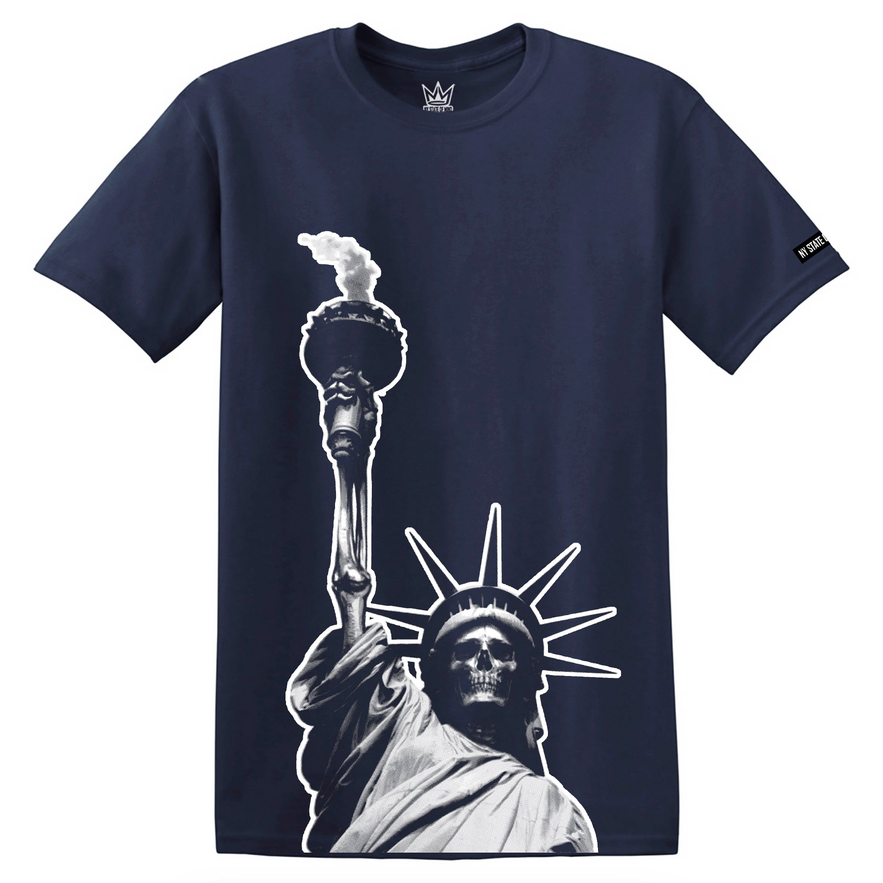 NY State of Mind T-Shirts Navy / Small Liberty Is Dying Tee