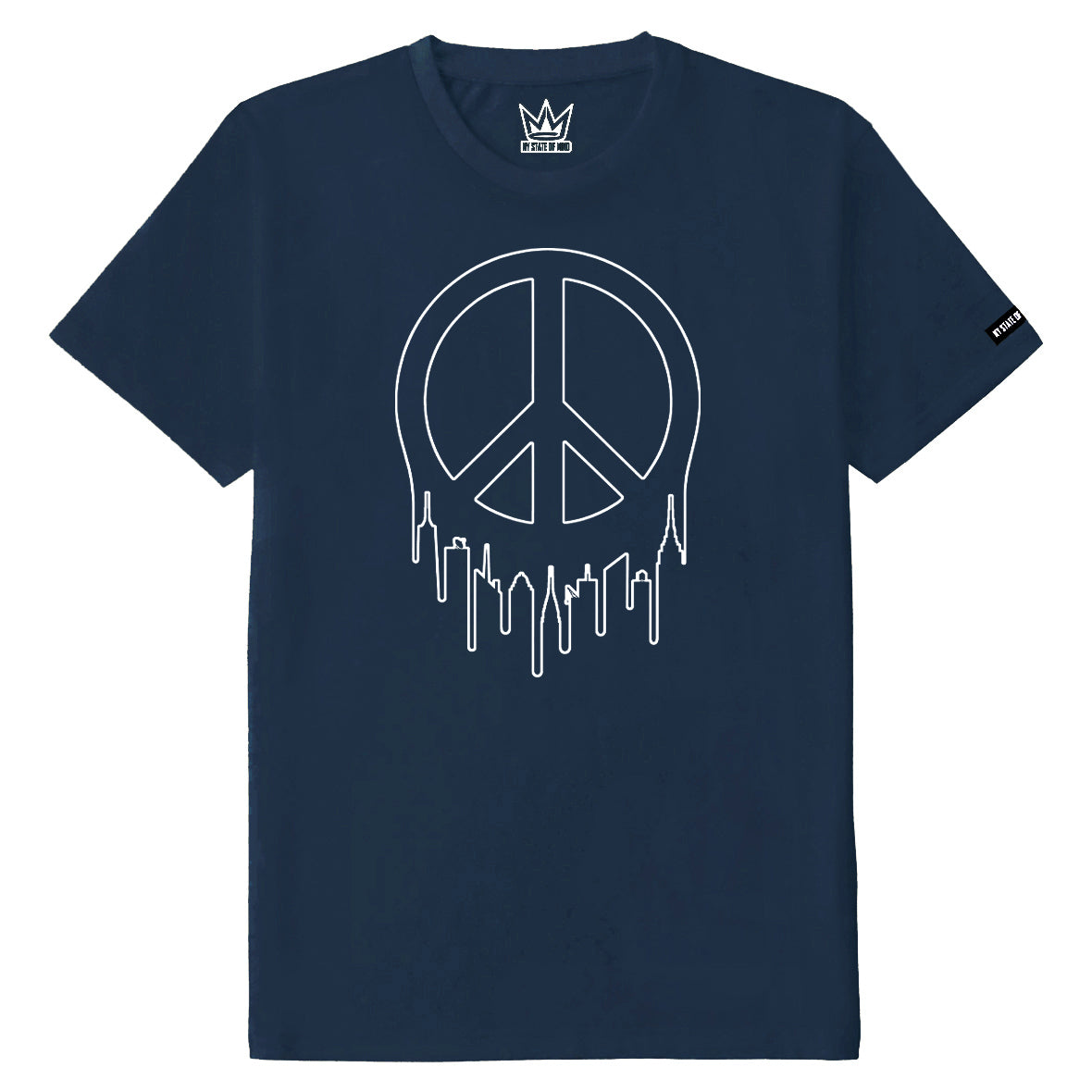 NY State of Mind T-Shirts Navy / Small Peace NYC Tee