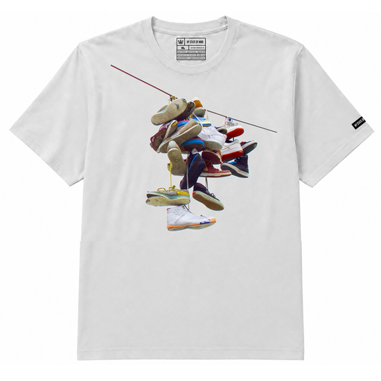 NY State of Mind T-Shirts Silver Grey / Small Hanging Shoes Tee