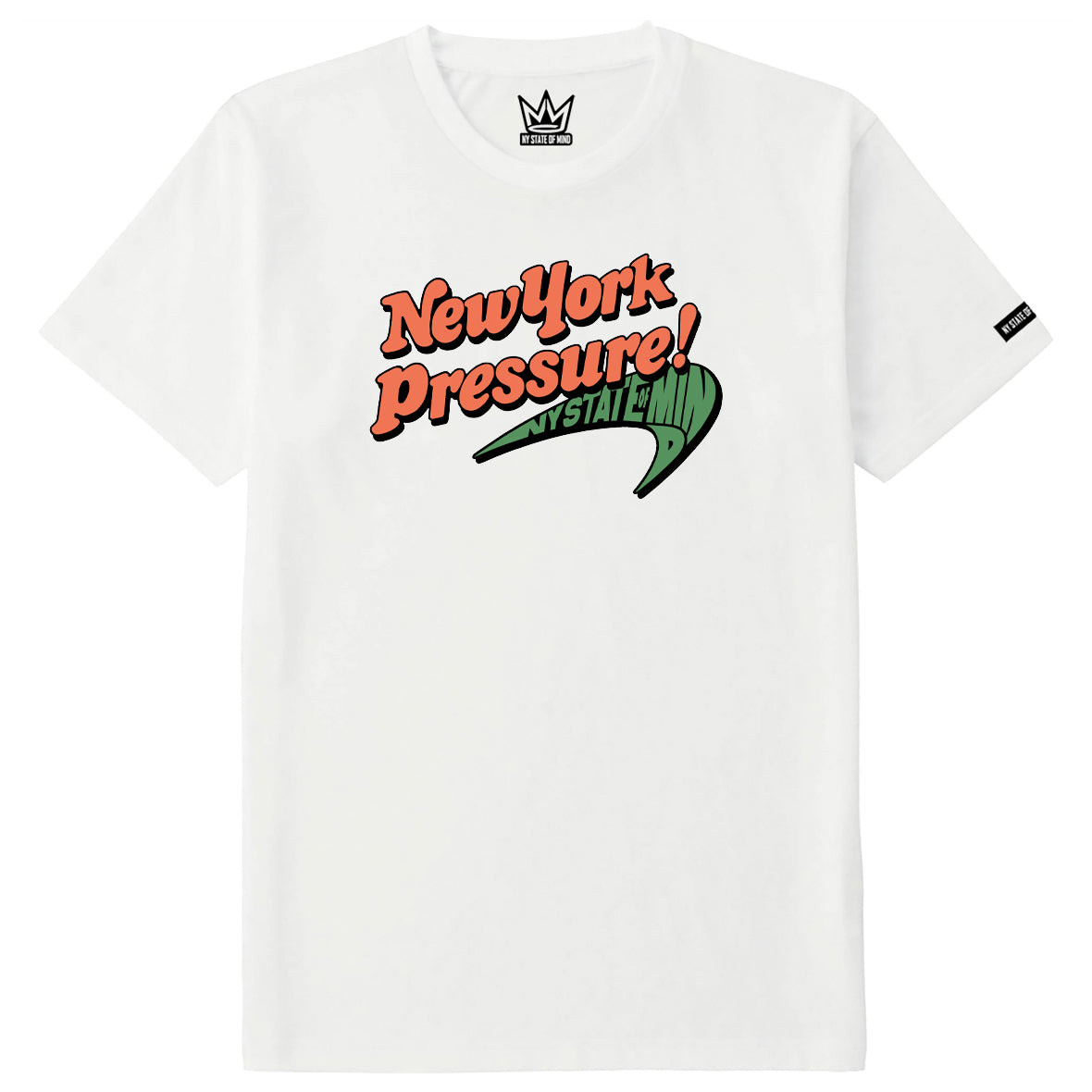 NY State of Mind T-Shirts White / Small New York Pressure Tee