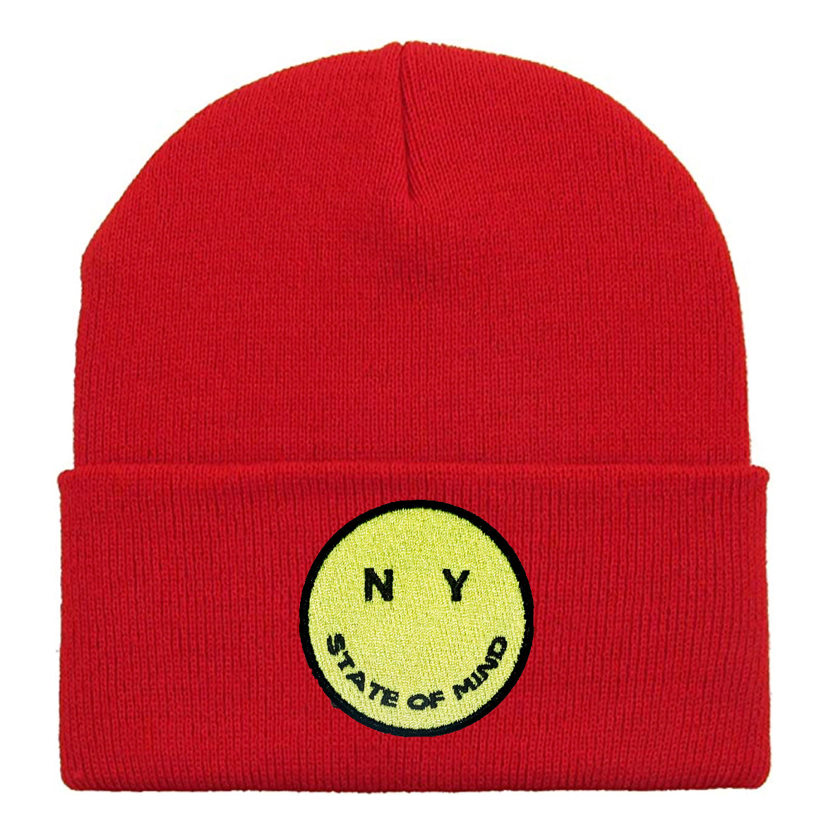 NY State of Mind Knit Beanies Red Have A NYC Day Knit Beanie