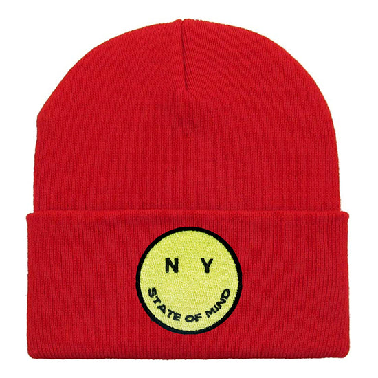 NY State of Mind Knit Beanies Red Have A NYC Day Knit Beanie